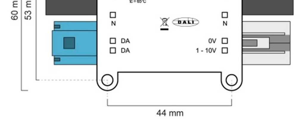 Schutzklasse IP20 Anschlussdrähte Querschnitt 0,5-1,5 mm 2