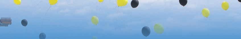 Der STV Wollerau-Bäch feierte sein 100-Jahr-Jubiläum und liess aus diesem Grund am Nachmittag 200 Ballone je 100 in den Vereinsfarben Gelb und Schwarz in den Himmel steigen.