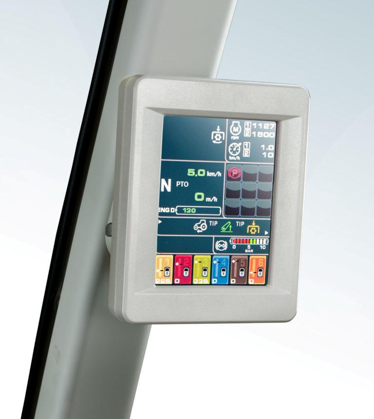 Kabine Monitor - WorkMonitor - Comfortip - Einstellungen für Zusatzsteuergeräte vornehmen Höhere Schlagkraft und