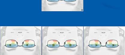 Messpunkt des Gleitsicht-Brillenglases und jeweils 18 mm R-L davon überhaupt messen können. Warum?