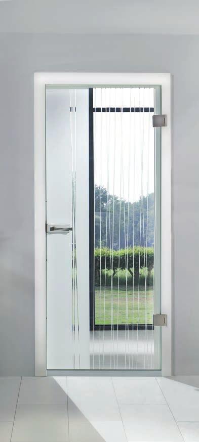 Die Ganzglas-Schallschutztür max. 959 mm Mit geringem Aufwand machen Sie aus einer Glastür eine Schallschutztür mit geprüftem Schallschutz. Türblatt max.