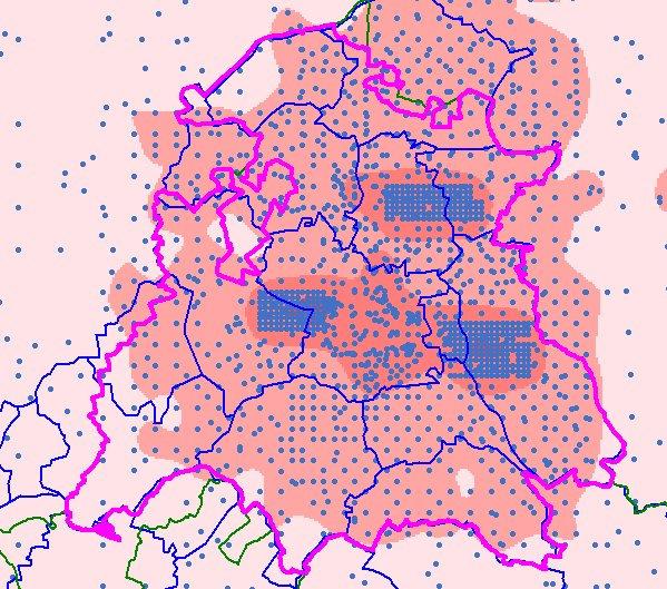 Datenbasis: Analysen von Proben des Oberbodens aus dem Bodenmessnetz des Sächsischen Landesamtes für Umwelt und Geologie As KW 2352 Werte Cd KW 2641 Werte Pb KW 2711 Werte Cd AN 1293 Werte Pb AN 1293