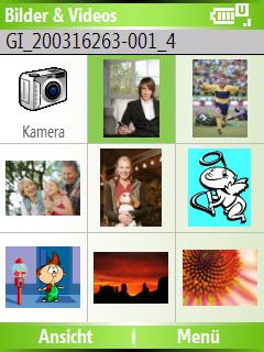 134 Multimedia 7.2 Verwendung von Bilder & Videos Das Programm Bilder & Videos ermöglicht Ihnen, Bilder anzusehen und GIF-Animationsdateien und Videoclips auf Ihrem Telefon abzuspielen.