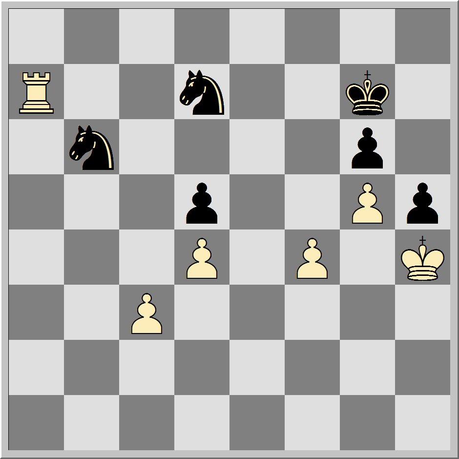 verteidigen, da es nichts hilft, selber am Königsflügel aktiv zu werden: [16.g5 bxc3 (16...Se8 17.axb4; 16...Sh5 17.Lxh5 gxh5 18.Sb3) 17.bxc3 Se8 18.