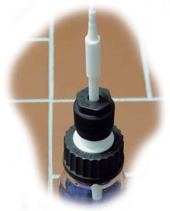möglich kleine Schläuche an GL 45-Gewinden anzuschließen oder PH-Metersonden absolut dicht in Glasflaschen einzubringen.