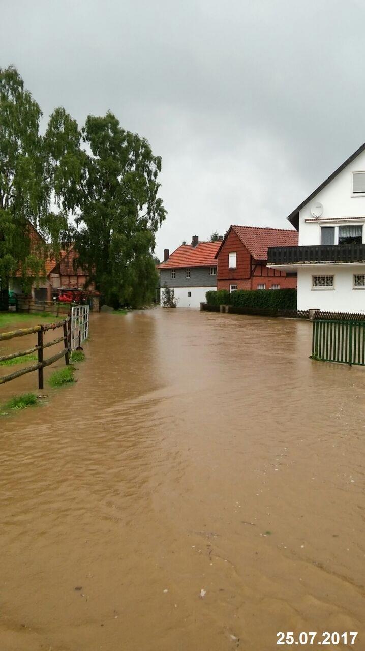 2. Übersicht Schadensstellen Breinum Ortsfeuerwehr seit dem 24.07. im Einsatz.