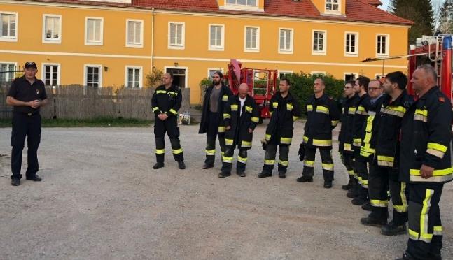 2018 - Branddienstübung Am Freitagabend wurde eine interne Branddienstübung durchgeführt.