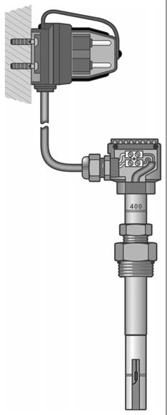 Limit indicator GWG - type GWS -issue 2 Pipe fitting fitting for pipe assembly type 904 / 907 If the filling hole is located directly adjacent to the installation location of the limit indicator,