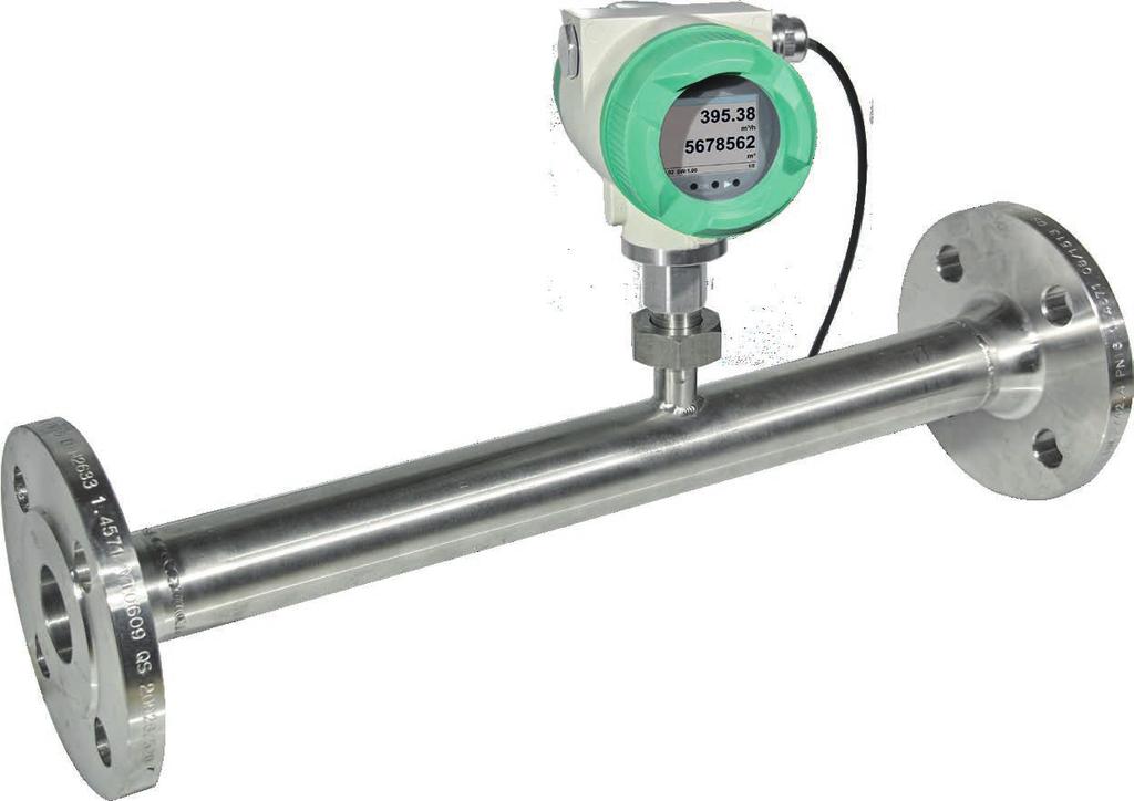 VA 570 - Inline-Durchfluss-Sensor Flanschversion Version mit Rohrgewinde R-Gewinde oder NPT-Gewinde Die VA 570 werden mit integrierter