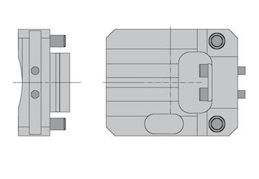 EINSTECHEN (außen) GROOVING (external) GRUNDHALTER Typ BASIC TOOLHOLDER Type 960.
