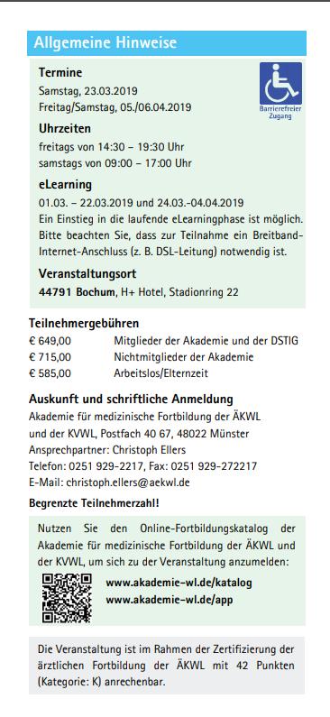 Curriculum der Ärztekammer Berlin und der