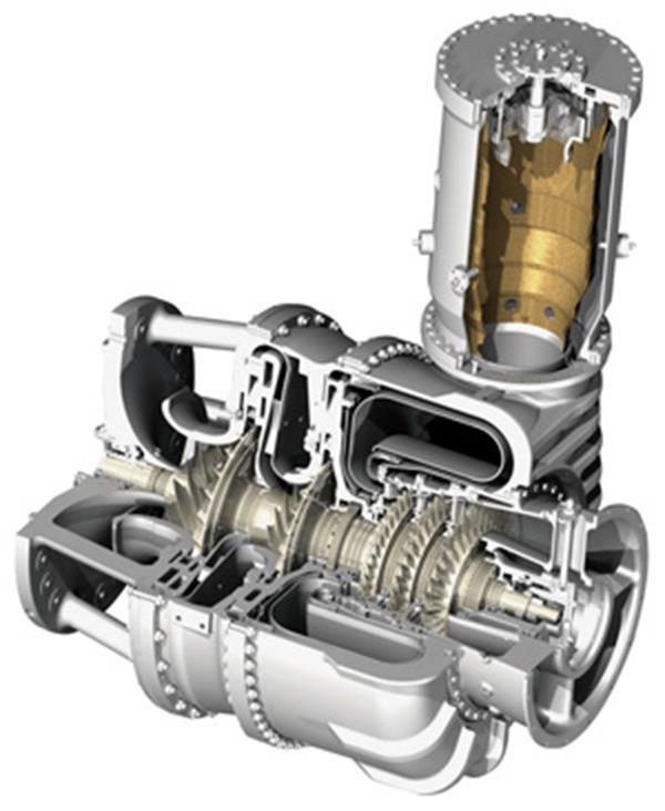 Prototyp des Brenners am Beispiel der Kawasaki Gasturbine M1A-17D Design des Brenners für die Gasturbine M1A-17D Kawasaki Gasturbine