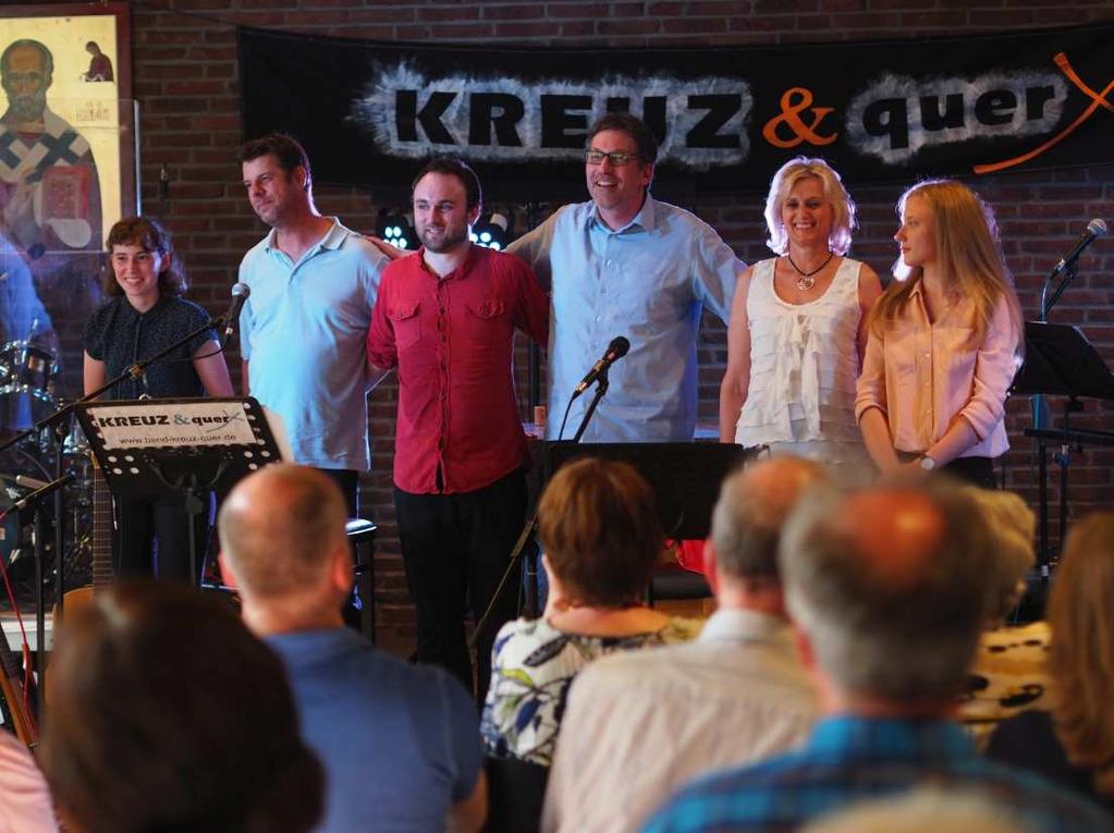 Liebe Gemeinde, im Juni letzten Jahres gaben wir, die Band KREUZ & quer, ein Konzert im Gemeindezentrum von St. Bernhard. Viele von Euch/Ihnen waren beim Konzert begeistert mit dabei.