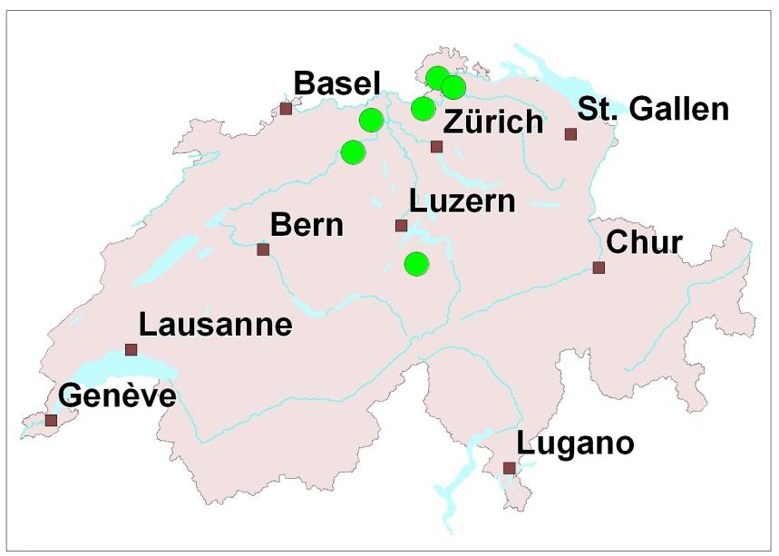Resultat Etappe 1: genehmigte Standortgebiete Resultat systematischer Anwendung der Vorgaben im Sachplan berücksichtigt die geologischen Möglichkeiten der ganzen Schweiz abgeleitet mit