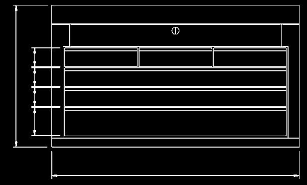 Diese ProForm-Einlagen gibt es als Einfach-Einlage (395x186x35mm), als Doppel-Einlage (395x378x35mm) oder als Dreifach-Einlage (395x568x35mm), wobei die Dreifach-Einlage einer kompletten Schublade