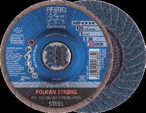 POLIFAN-Fächerscheiben Spezial-Linie SGP POLIFAN-STRONG STEEL ie innovative Fächerscheibe POLIFAN-STRONG