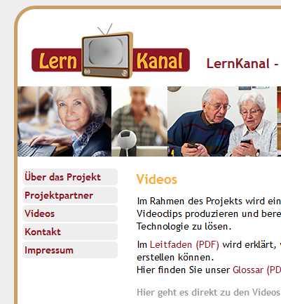 IT Lernkanal Wähle die Seite http://www.lernkanal.bsnf.