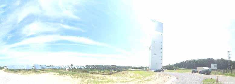 IST-Stand am Solarturm Jülich Keine größeren Schwierigkeiten beim Betrieb Weiterentwicklung/Überarbeitung der Heliostate Hybridbetrieb (parallel solar und fossil) mit Gasbrenner Wechselnder Betrieb