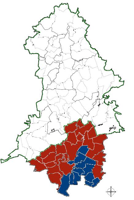 Geltungsbereich der Indexreihen bis 2010 Die Indexreihengebiete A und B entsprechend dem Berliner Umland, das Indexreihengebiet C entspricht dem