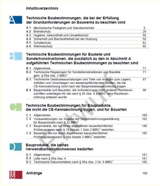 Muster-Verwaltungsvorschrift Technische Baubestimmungen (MVV