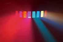 CODE 1171 The Single Derby produces 2x 8 beams of coloured light which move back and forth to the music!