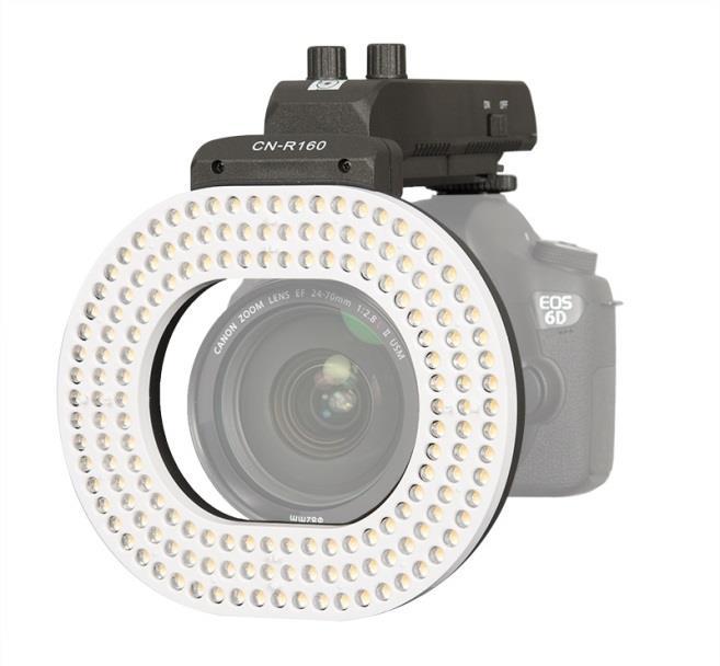 Die Videoleuchte CN-R160 von NANGUANG ist ein dimmbares Videolicht welches Sie als Kopflicht oder Stand-Alone Light betreiben können.