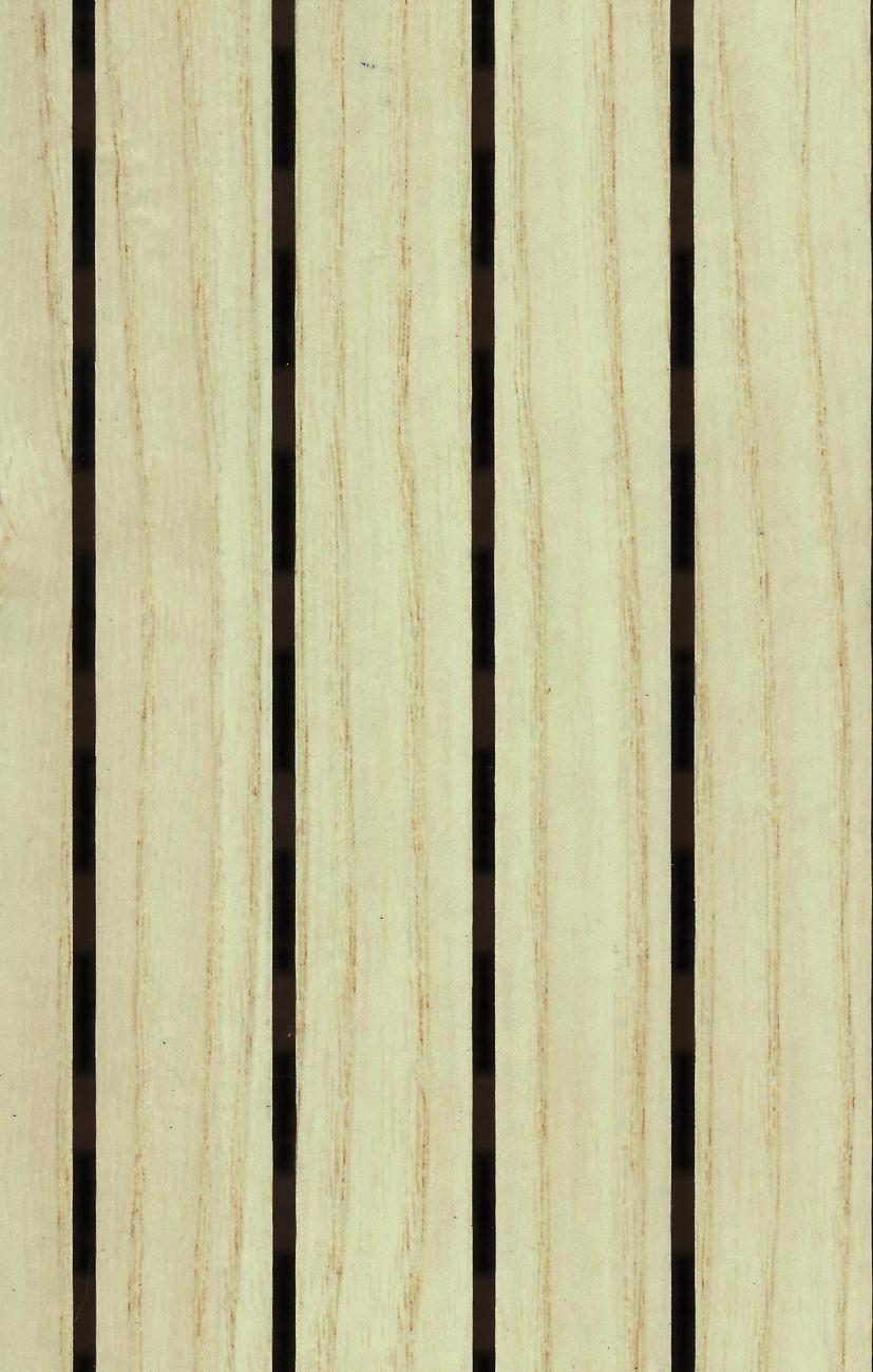 Holz furniert linear geschlitzt