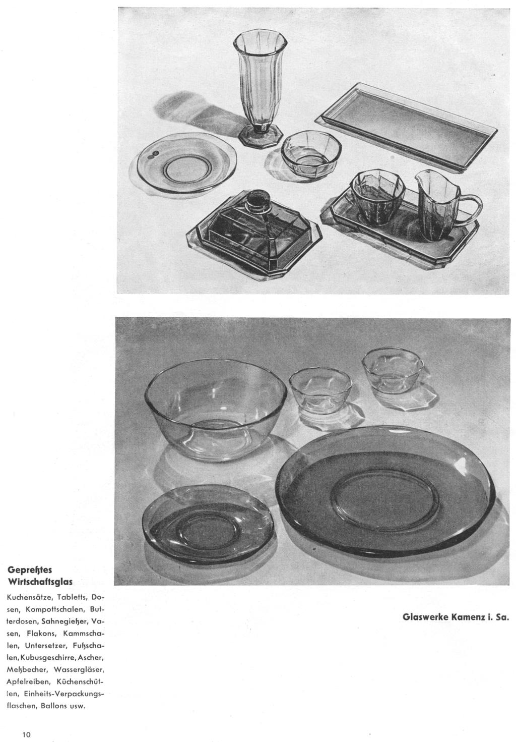 Abb. 2008-3-07/009 MB VVB Kamenz 1949, Seite 10, Glaswerke Kamenz i. Sa.