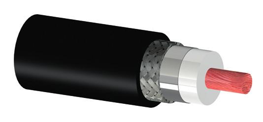 Cable Assemblies Das OmProCab-5 ist ein vierfach geschirmtes verlustarmes Koaxialkabel zur Montage in Schienen- und Kraftfahrzeugen.