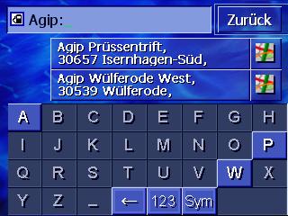 Tippen Sie auf die Unterkategorie, aus der Sie ein Sonderziel finden möchten. Wenn Sie keine Unterkategorie angeben möchten, tippen Sie auf Alle Kategorien (oberster Eintrag).