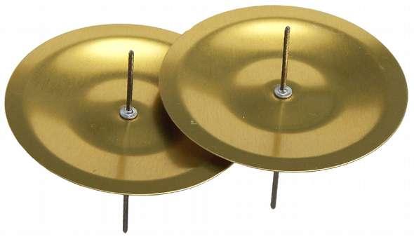 9mmD gold - 703-802 5,5cmD für Kerzen 15mmD gold - 703-803 5,5cmD für Kerzen