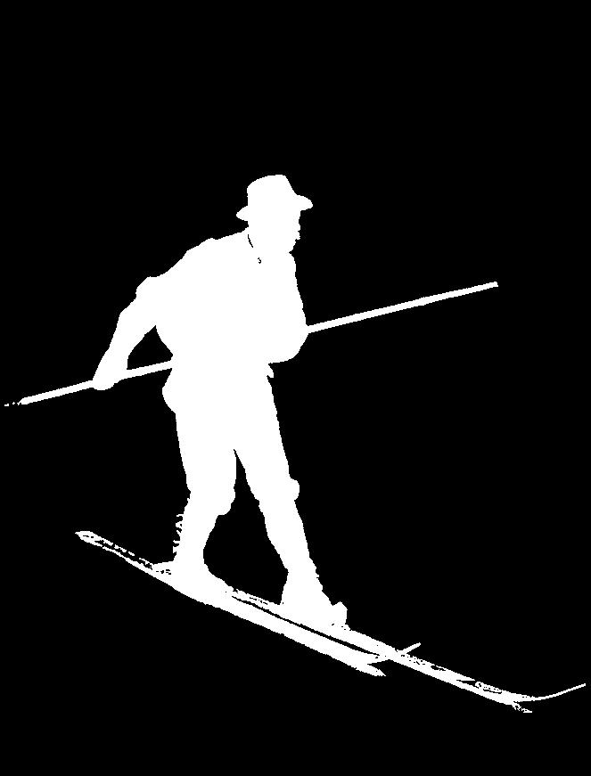 Metzger an die Pionier zeiten des Skisports.