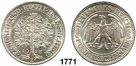 ..vz+ 110,- 1762 330 3 Reichsmark 1927 A...kl.