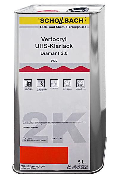 2K KLARLACKE 2K-Acryl- Klarlacke 2K 2:1 5920 5 l Vertocryl UHS-Klarlack Diamant Version 2.