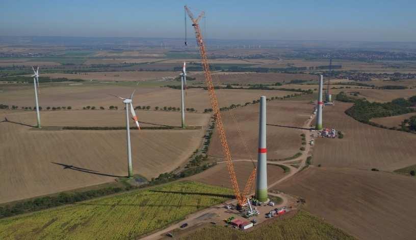 Eckdaten Projekt Heldrungen Errichtete Anlagen: 2 x Enercon E-92 NH