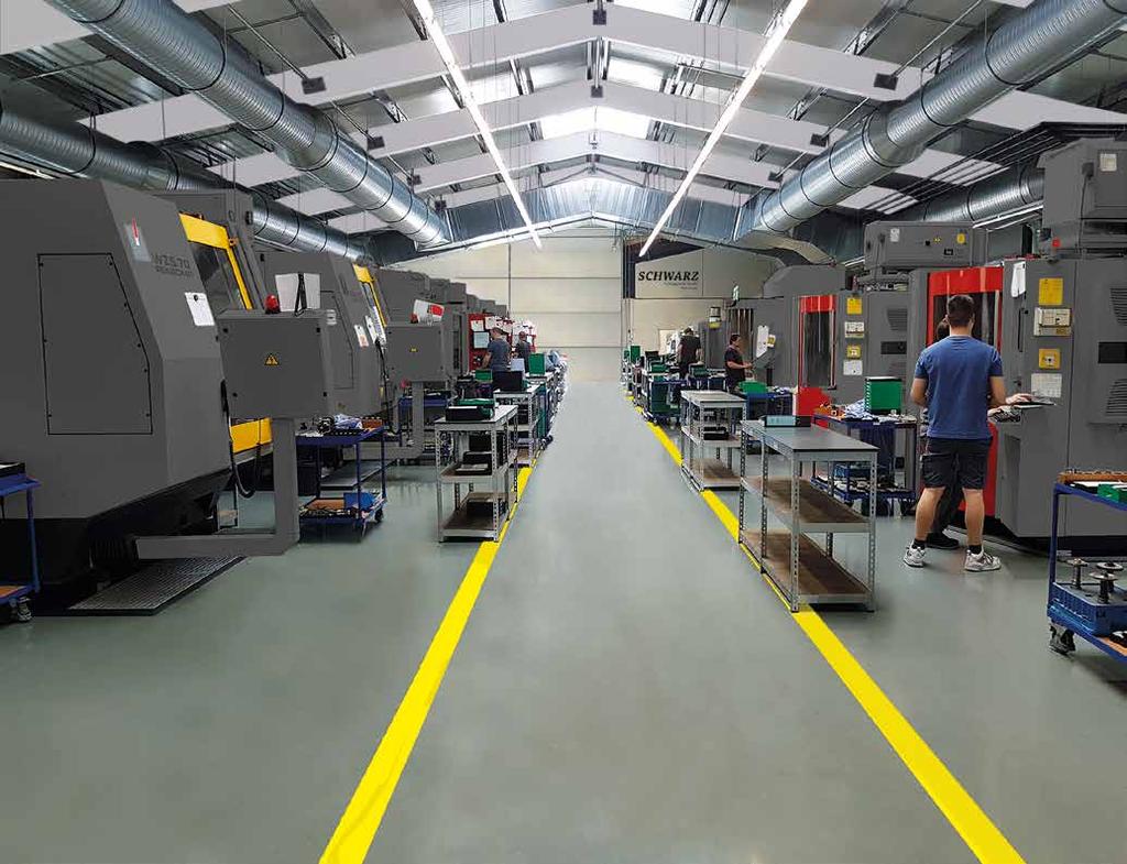 In unserem hochmodernen Maschinenpark benutzen wir ausschließlich CNC- Schleif zentren der neuesten Generation, von namenhaften Herstellern wie