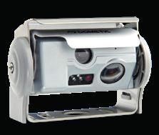 Tipps und erweiterte Ausstattungshinweise Optionen Dometic Waeco - Rückfahrkamera mit Doppellinse und Shutter an der Heckwand Eine kompakte Farb-Doppelkamera mit CMOS-Bildsensor sorgt für den