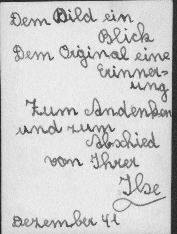Ilse und ihre Mutter wurden auf dem Transport aus unbekannten Gründen erschossen und für vermisst erklärt. Ilse Schönthal wurde erst am 21. April 1950 offiziell für tot erklärt.