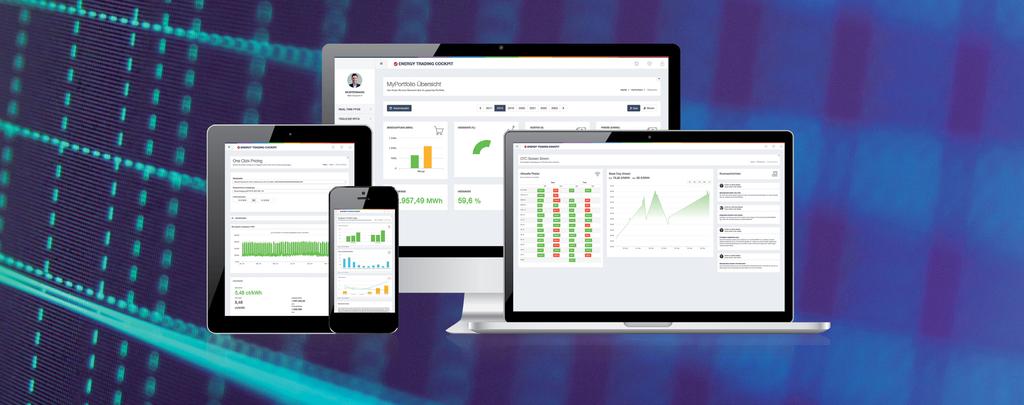 Das Energy Trading Cockpit (ETC) ist eine umfangreiche Informations- und Anwendungsplattform zur Unterstützung der Beschaffung oder Vermarktung von Strom und Erdgas.