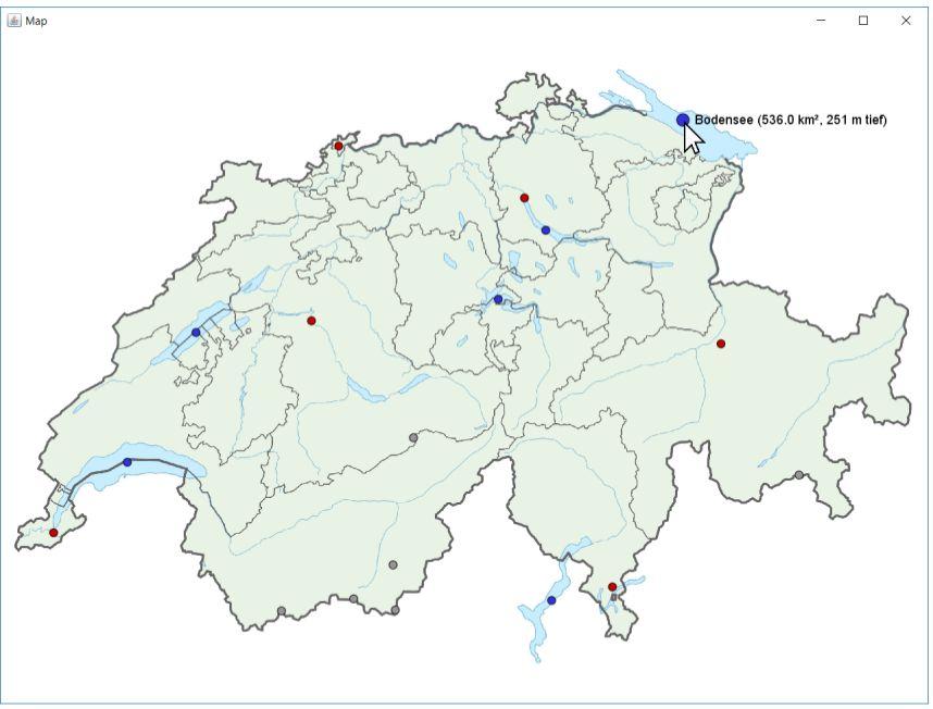 Aufgabe 2: Interaktive Karte In dieser Übung verwenden Sie die Window-Klasse um eine interaktive Karte zu erstellen.