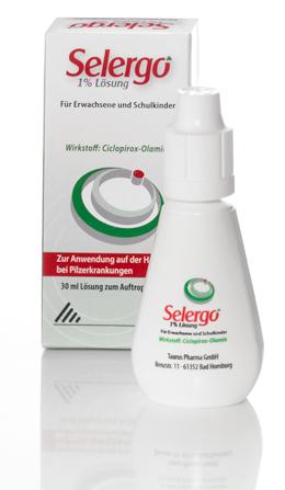 Selergo 1% Creme und Lösung Selergo enthält den bewährten Wirkstoff Ciclopirox-Olamin.