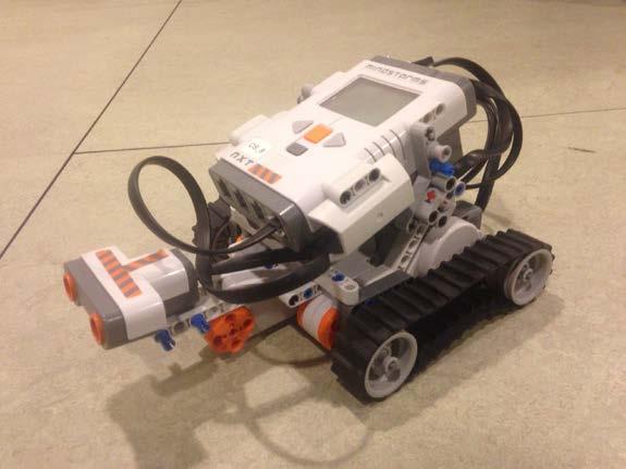So auch hier: Programmieren Sie einen Lego-Roboter, welcher bis 50cm vor