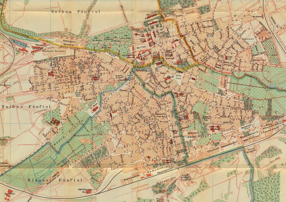 Stadtplan von Kaiserslautern ner stieg zwischen 1871 und 1900 von 18.200 auf 48.300 und im Jahr 1914 lebten schließlich 57.800 Menschen in der Stadt.