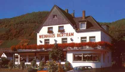 Weingut Gebrüder Bertram Dernau Das Weingut Gebrüder Bertram wurde Anfang des 20. Jahrhunderts gegründet und wird heute in der 5. Generation gemeinsam von Christian und Markus Bertram geführt.