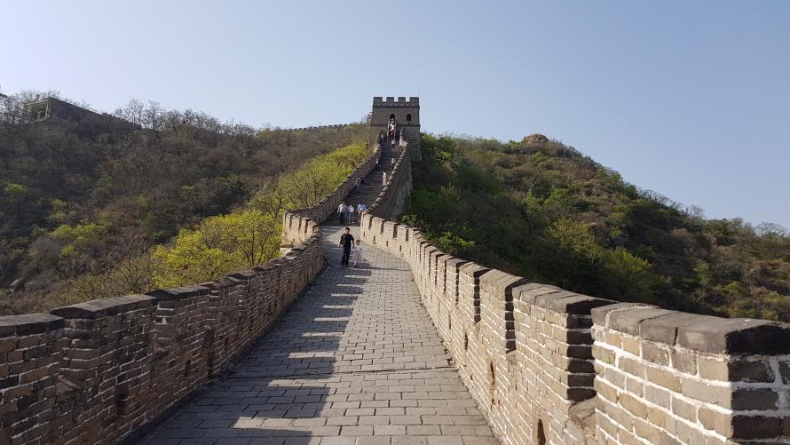 Ausflug zur Chinesischen Mauer Die mitgereisten IT-Manager ließen es sich nach Abschluss des