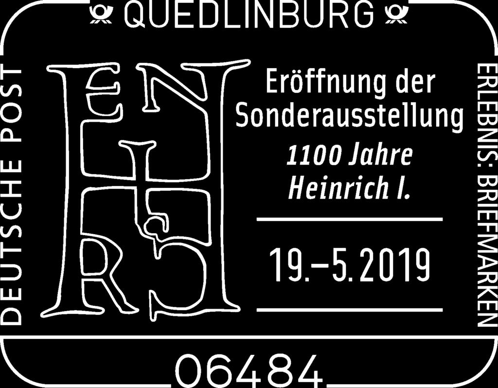 06484 QUEDLINBURG - 19.05.2019 Stempelnr.