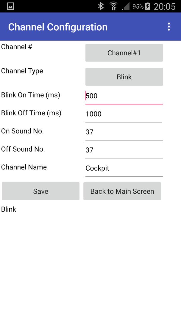 7 Kanal Konfiguration Menü Im Screen Channel Configuration kann jeder der 10 Kanäle konfiguriert werden.