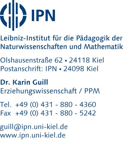 IPN, Olshausenstr. 62, 24118 Kiel Kiel, 20.09.