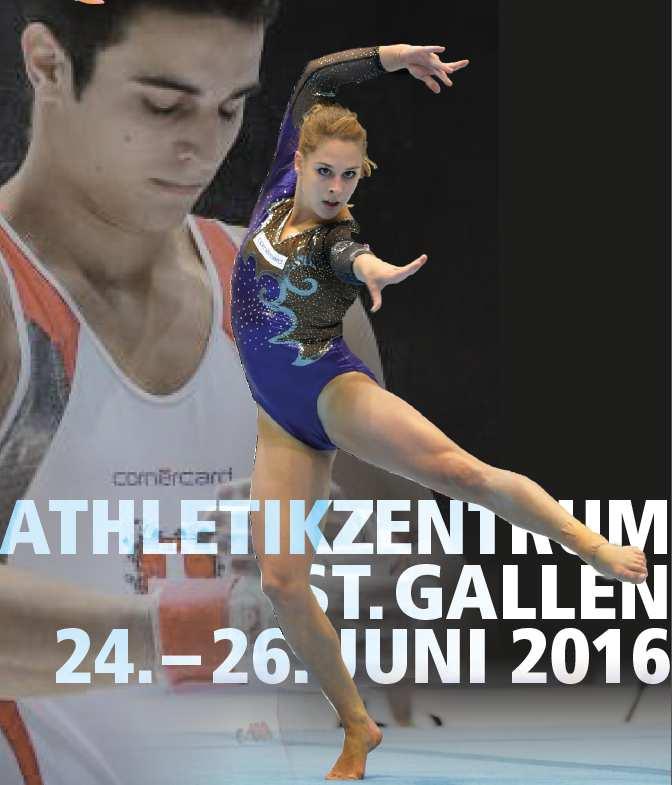 Schweizer Meisterschaften Kunstturnen Athletik Zentrum St. Gallen 25.