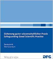 Qualitätssicherung und Forschungsdatenmanagement Sicherung der Guten Wissenschaftlichen Praxis 1998 verabschiedet, 2013 überarbeitet Empfehlung 7 Sicherung und Aufbewahrung von Primärdaten Breitere